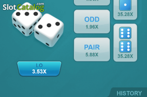 Скрин4. Dice Hi Lo (PG Soft) слот