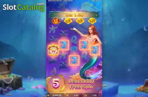 Скрин8. Mermaid Riches слот