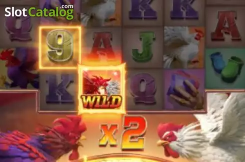 Скрин5. Rooster Rumble слот