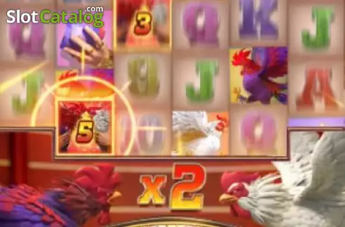 Скрин9. Rooster Rumble слот