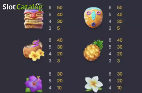 Скрин9. Hawaiian Tiki слот