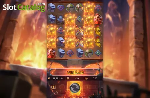 Скрин5. Forge of Wealth слот