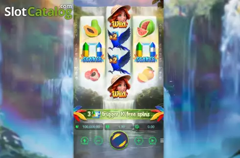 Скрин3. Wings of Iguazu слот