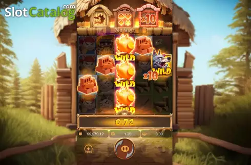 Скрин5. Three Crazy Piggies слот