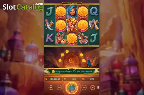 Скрин2. Alibaba's Cave of Fortune слот