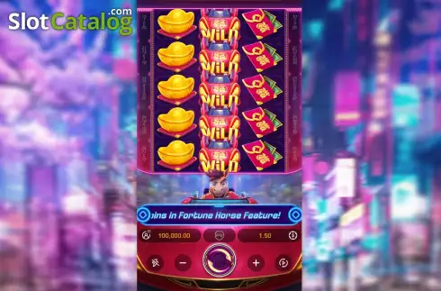 Скрин2. Fortune Horse слот