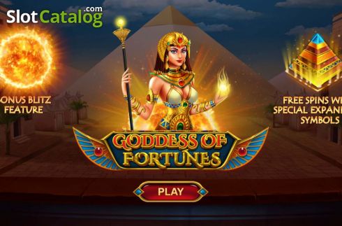 Скрин2. Goddess of Fortunes слот