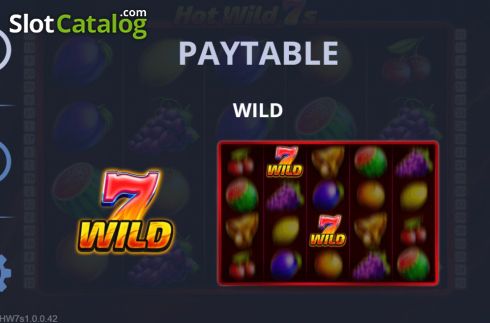 Скрин9. Hot Wild 7s слот