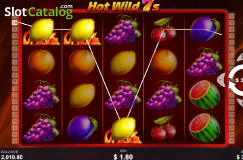 Скрин3. Hot Wild 7s слот