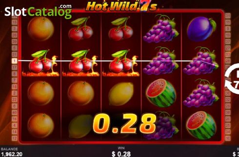 Скрин4. Hot Wild 7s слот