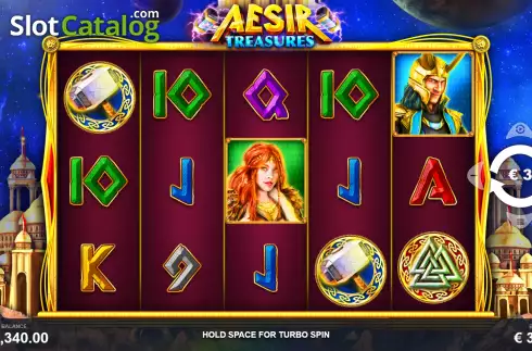 Скрин2. Aesir Treasures слот