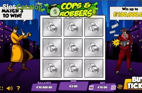 Скрин2. Cops and Robbers (Wizard Games) слот