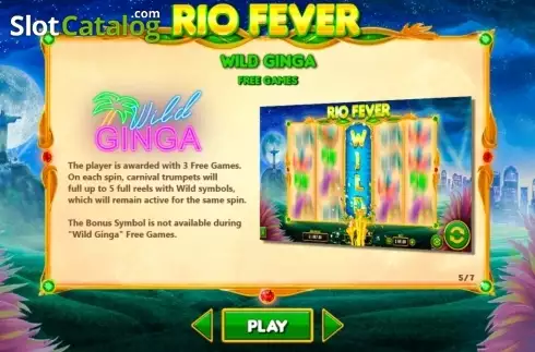 Скрин6. Rio Fever (Wizard Games) слот
