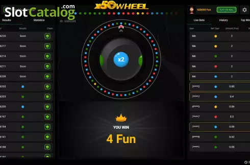 Скрин3. x50Wheel слот