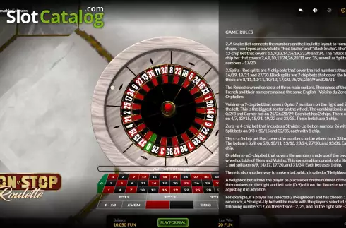 Скрин9. Non-Stop Roulette слот