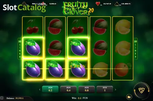 Скрин4. Fruity Clover 20 слот