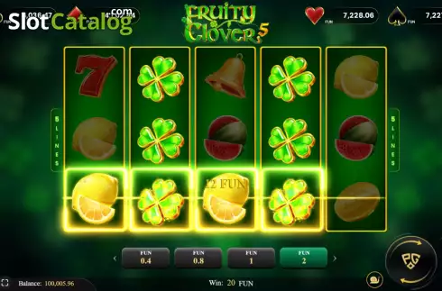 Скрин3. Fruity Clover 5 слот