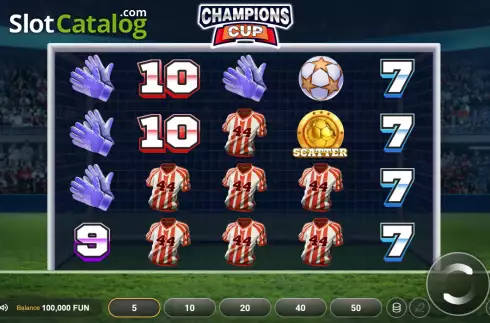 Скрин2. Champions Cup слот