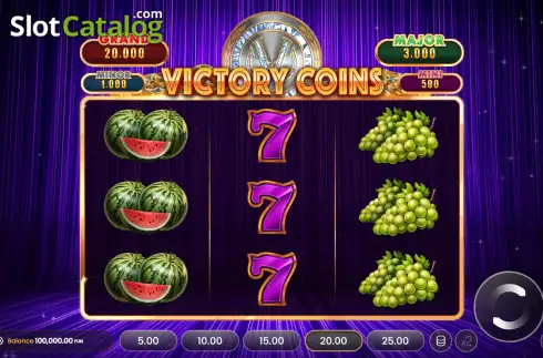 Скрин2. Victory Coins слот