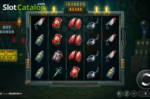 Скрин2. Franken Alive слот