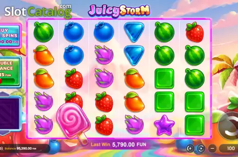 Скрин2. Juicy Storm слот