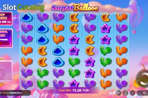 Скрин2. Sugar Balloon слот