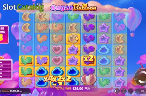 Скрин3. Sugar Balloon слот