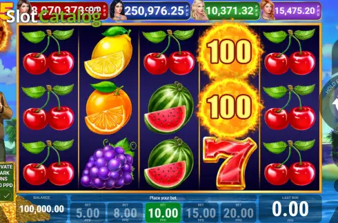 Скрин2. Pome Splash 5 Sun Link слот