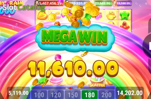 Скрин3. Gummy Rain x1000 слот