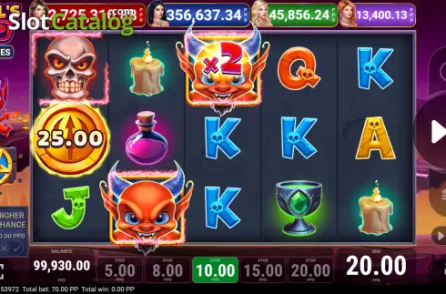 Скрин3. Devil's Feast слот