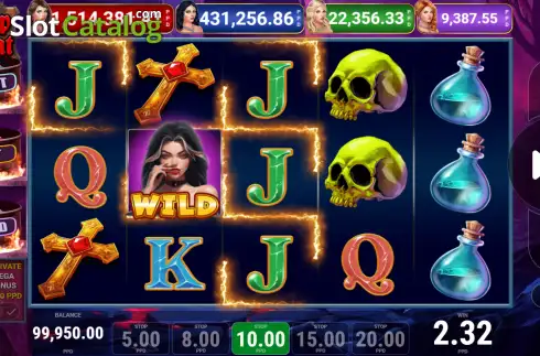 Скрин3. Vamp Hunt слот