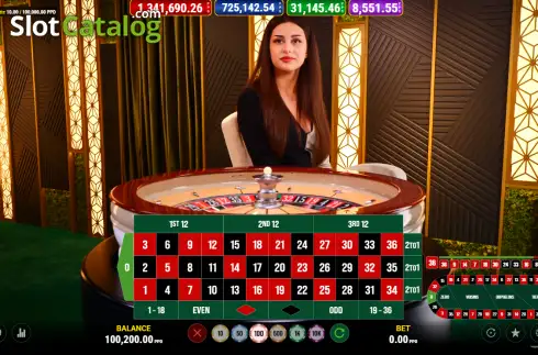 Скрин2. Emerald Roulette слот