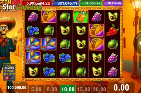 Скрин2. Skeleton Shuffle слот