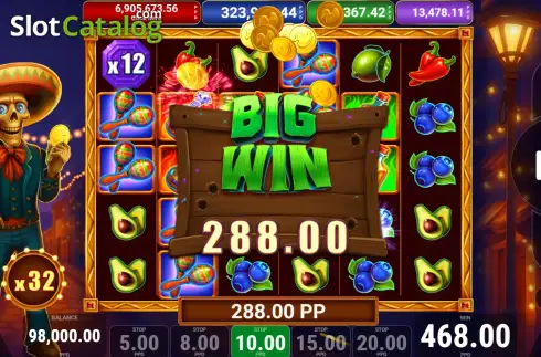 Скрин3. Skeleton Shuffle слот