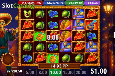 Скрин3. Skeleton Shuffle x1000 слот