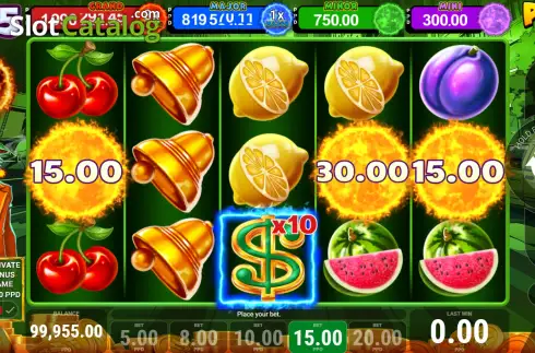 Скрин3. Fruit Attack 5 Pate Link слот