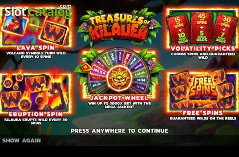 Скрин2. Treasures of Kilauea слот