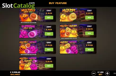 Скрин6. 3 Lucky Hippos слот