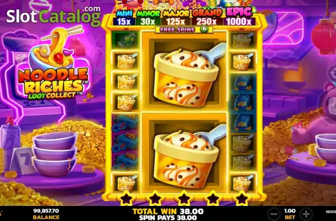 Скрин3. Noodle Riches слот