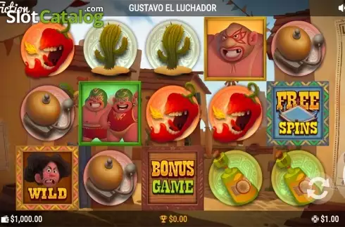 Скрин2. Gustavo el luchador слот