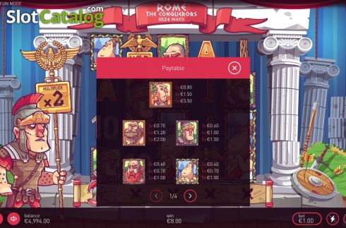Скрин7. Rome The Conquerors слот