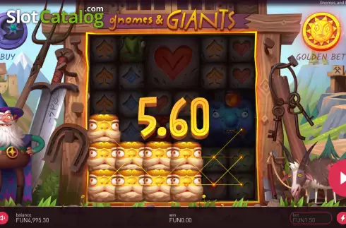 Скрин6. Gnomes & Giants слот