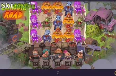 Скрин2. Zombie Road слот