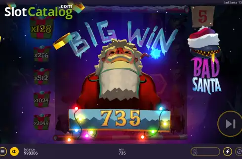Скрин4. Bad Santa (Peter and Sons) слот