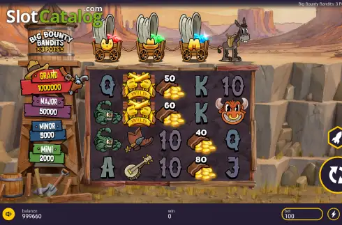 Скрин2. Big Bounty Bandits: 3 Pots слот
