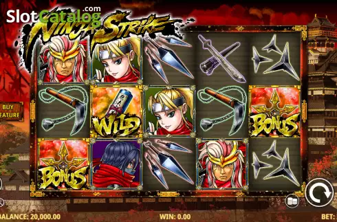 Скрин2. Ninja Strike слот