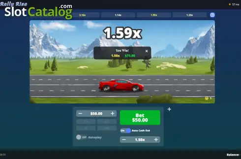 Скрин3. Rally Rise слот