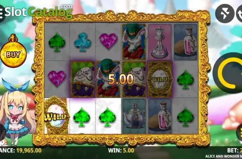 Скрин3. Alice and Wonder Mirror слот