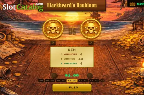 Скрин2. Blackbeard´s Doubloon слот