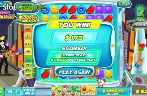 Скрин6. Cosmic Candy Heist слот